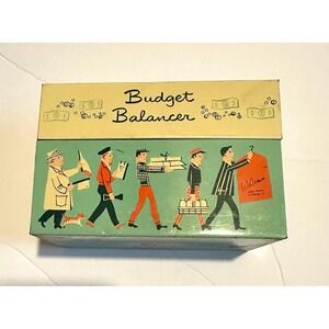 Retro 1950 Vintage Stylecraft Metal File Box - Budget Balancer